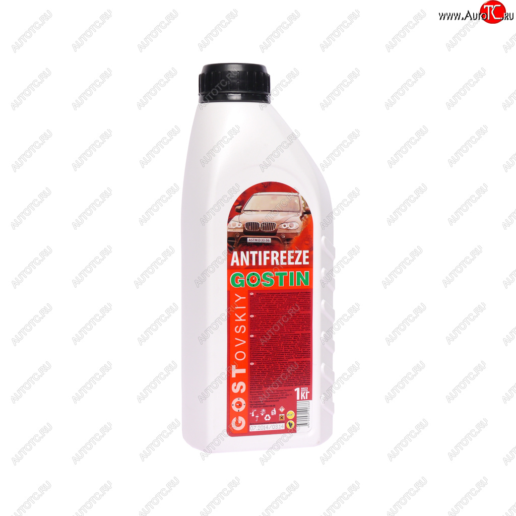 172 р. Антифриз красный -40C 1кг0.94л ГОСТОВСКИЙ ГОСТОВСКИЙ 803510  с доставкой в г. Кемерово