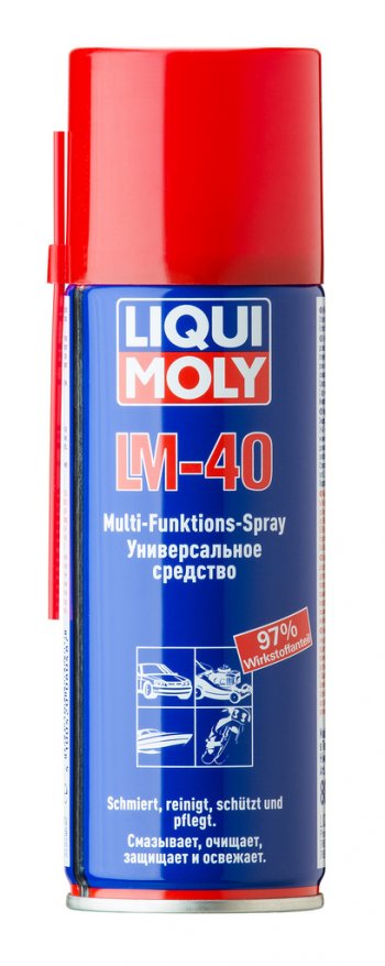 639 р. Смазка универсальная проникающая LM-40 200мл аэрозоль LIQUI MOLY LIQUI MOLY 8048  с доставкой в г. Кемерово. Увеличить фотографию 1