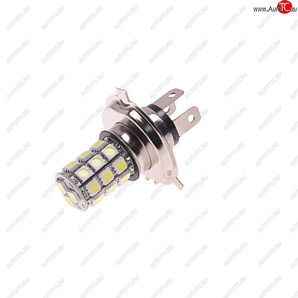 479 р. Лампа светодиодная 12V H4 P43t-38 6000K 28 светодиодов MEGAPOWER MEGAPOWER-AUTOMOTIVE 80542  с доставкой в г. Кемерово