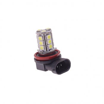 319 р. Лампа светодиодная 12V H11 PGJ19-2 6000K 18 светодиодов MEGAPOWER MEGAPOWER-AUTOMOTIVE 80571  с доставкой в г. Кемерово. Увеличить фотографию 1
