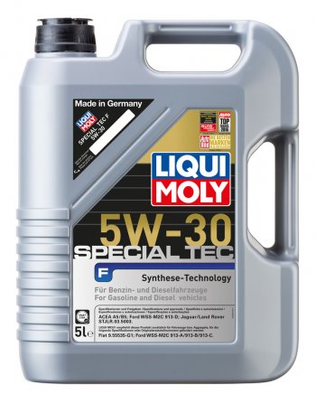 6 399 р. Масло моторное SPECIAL TEC F A5B5 5W30 синт.5л LIQUI MOLY LIQUI MOLY 8064  с доставкой в г. Кемерово. Увеличить фотографию 1