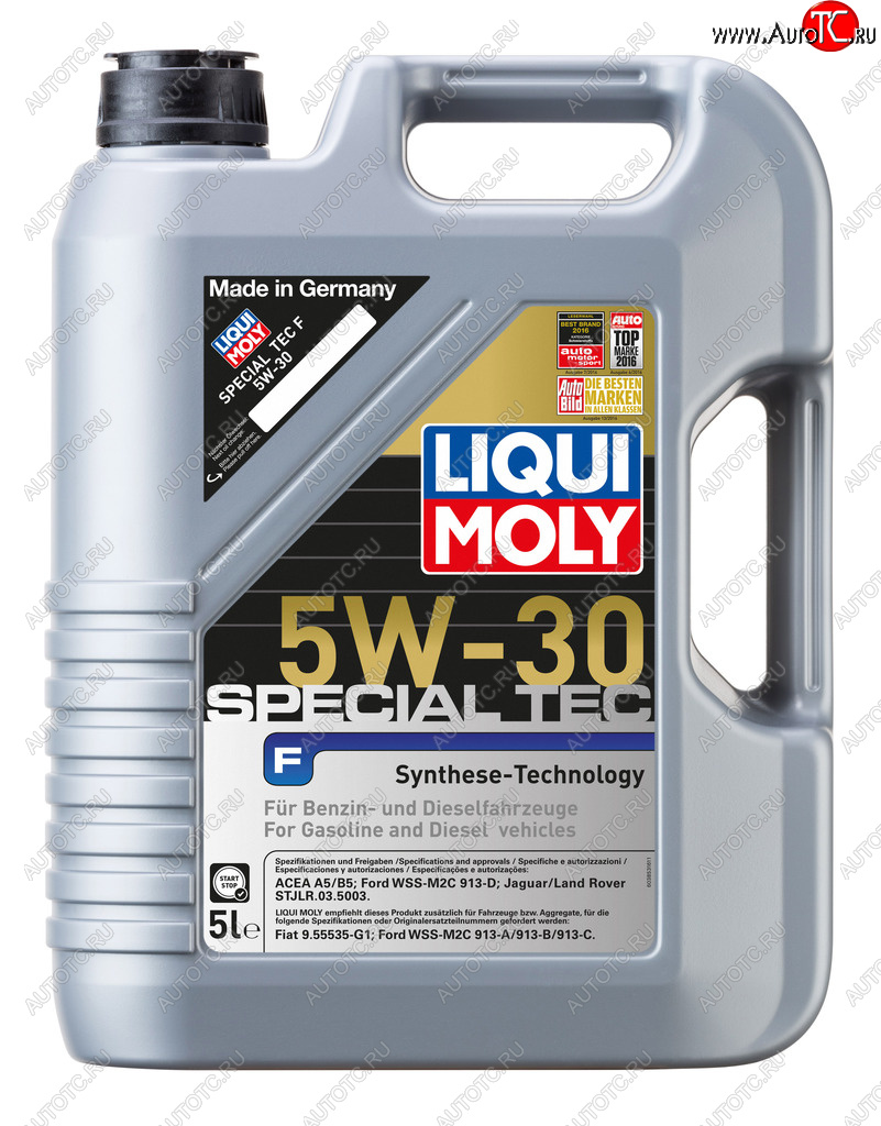 6 399 р. Масло моторное SPECIAL TEC F A5B5 5W30 синт.5л LIQUI MOLY LIQUI MOLY 8064  с доставкой в г. Кемерово