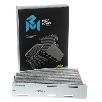 399 р. Фильтр воздушный салона VW Golf 5,Passat 6,Jetta 3 AUDI A3 SKODA Octavia (04-) угольный MEGAPOWER MEGAPOWER 810-14-015  с доставкой в г. Кемерово. Увеличить фотографию 1