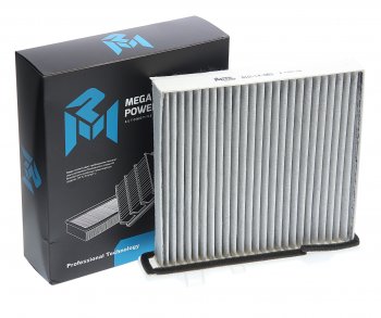 369 р. Фильтр воздушный салона MITSUBISHI Pajero угольный MEGAPOWER MEGAPOWER 810-14-063  с доставкой в г. Кемерово. Увеличить фотографию 2