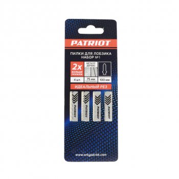 479 р. Пилка для лобзика набор 4шт. универсальные PATRIOT PATRIOT 814010013  с доставкой в г. Кемерово. Увеличить фотографию 2