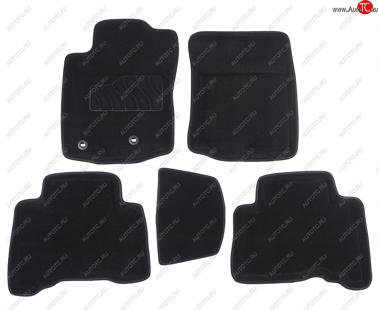 7 299 р. Коврик салона TOYOTA LAND Cruiser 150 (14-) 3D 3-х слойная конструкция черный (5 предм.) SEINTEX SEINTEX 81971  с доставкой в г. Кемерово