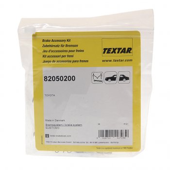 759 р. Ремкомплект TOYOTA Sequoia (00-07) колодок тормозных задних TEXTAR TEXTAR 82050200  с доставкой в г. Кемерово. Увеличить фотографию 2