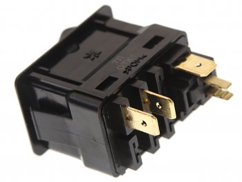 280 р. Выключатель клавиша ГАЗ-3110,ПАЗ-3205 обогрева стекла ветрового 24V РАДИОДЕТАЛЬ РАДИОДЕТАЛЬ 82.3709-21.14  с доставкой в г. Кемерово. Увеличить фотографию 2
