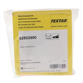 1 079 р. Ремкомплект SUBARU Forester,Legacy колодок тормозных передних (пружины) TEXTAR TEXTAR 82502900 TEXTAR 82502900  с доставкой в г. Кемерово. Увеличить фотографию 2