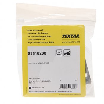 1 339 р. Ремкомплект MITSUBISHI Pajero Sport (08-),L200 (05-15) колодок тормозных передних TEXTAR TEXTAR 82516200  с доставкой в г. Кемерово. Увеличить фотографию 2