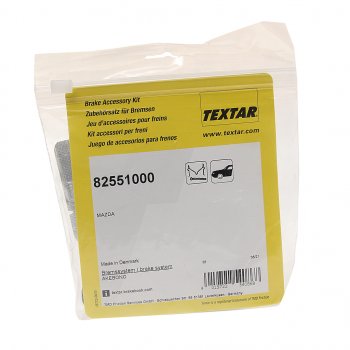 1 789 р. Ремкомплект MAZDA CX-5 (12-) колодок тормозных передних (комплект) TEXTAR TEXTAR 82551000 TEXTAR 82551000  с доставкой в г. Кемерово. Увеличить фотографию 2