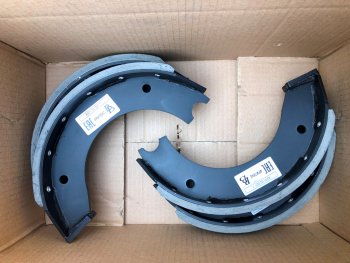 6 799 р. Колодки тормозные УНИКОМ прицеп модель 8301 (4шт.) комплект на ось BRAKE BLOCKS BRAKE BLOCKS 8301.02.021.7  с доставкой в г. Кемерово. Увеличить фотографию 3