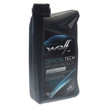 1 429 р. Масло трансмиссионное ATF OFFICIALTECH LIFE PROTECT6 1л WOLF WOLF 8305900  с доставкой в г. Кемерово. Увеличить фотографию 1