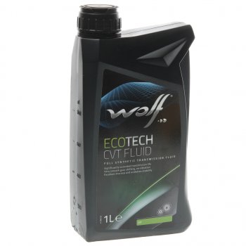 1 979 р. Масло трансмиссионное ECOTECH CVT для вариаторов 1л WOLF WOLF 8306006  с доставкой в г. Кемерово. Увеличить фотографию 1