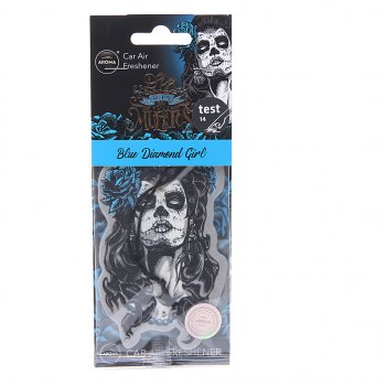 157 р. Ароматизатор подвесной пластина (blue diamond girl) Dia De Los Muertos AROMA CAR AROMA CAR 83116  с доставкой в г. Кемерово. Увеличить фотографию 1