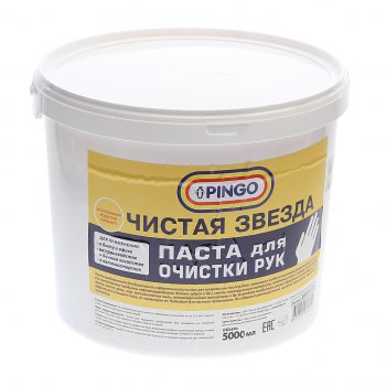 1 179 р. Очиститель рук 5л Чистая звезда PINGO PINGO 8501012 PINGO 8501012  с доставкой в г. Кемерово. Увеличить фотографию 1