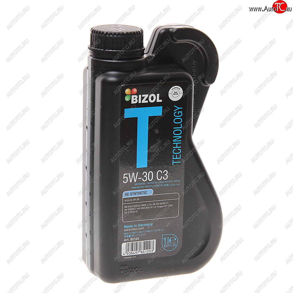 1 249 р. Масло моторное TECHNOLOGY 5W30 C3 синт.1л BIZOL BIZOL 85120  с доставкой в г. Кемерово