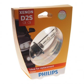 5 999 р. Лампа ксеноновая D2S 4600K блистер (1шт.) Xenon Vision PHILIPS PHILIPS 85122vis1  с доставкой в г. Кемерово. Увеличить фотографию 1