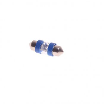 26 р. Лампа светодиодная 12V C10W SV8.5-8 31мм двухцокольная 4 светодиода Blue MEGAPOWER MEGAPOWER-AUTOMOTIVE 85151b  с доставкой в г. Кемерово. Увеличить фотографию 1