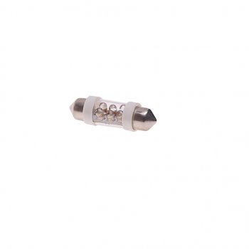 62 р. Лампа светодиодная 12V C10W SV8.5-8 36мм 6000K двухцокольная 6 светодиодов MEGAPOWER MEGAPOWER-AUTOMOTIVE 85153w  с доставкой в г. Кемерово. Увеличить фотографию 2