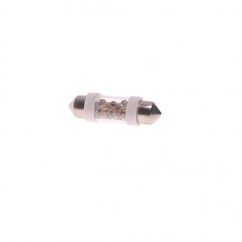 62 р. Лампа светодиодная 12V C10W SV8.5-8 36мм 6000K двухцокольная 6 светодиодов MEGAPOWER MEGAPOWER-AUTOMOTIVE 85153w  с доставкой в г. Кемерово. Увеличить фотографию 1