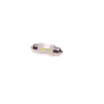 52 р. Лампа светодиодная 12V C10W SV8.5-8 31мм 6000K двухцокольная 2 светодиода MEGAPOWER MEGAPOWER-AUTOMOTIVE 85171w  с доставкой в г. Кемерово. Увеличить фотографию 1