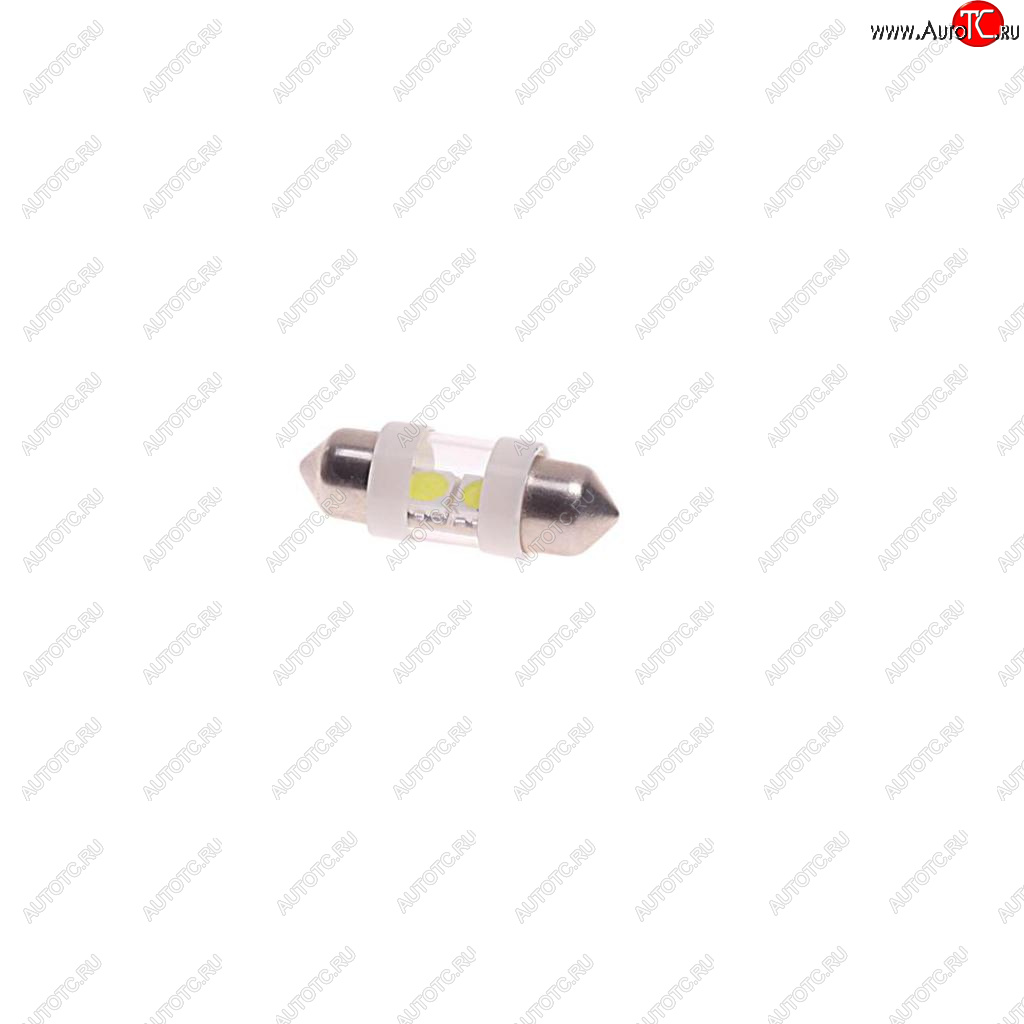 52 р. Лампа светодиодная 12V C10W SV8.5-8 31мм 6000K двухцокольная 2 светодиода MEGAPOWER MEGAPOWER-AUTOMOTIVE 85171w  с доставкой в г. Кемерово