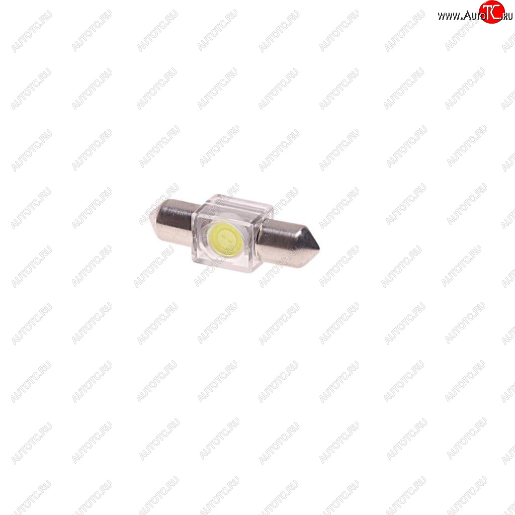 45 р. Лампа светодиодная 12V C10W SV8.5-8 36мм 6000K двухцокольная MEGAPOWER MEGAPOWER-AUTOMOTIVE 85184w  с доставкой в г. Кемерово