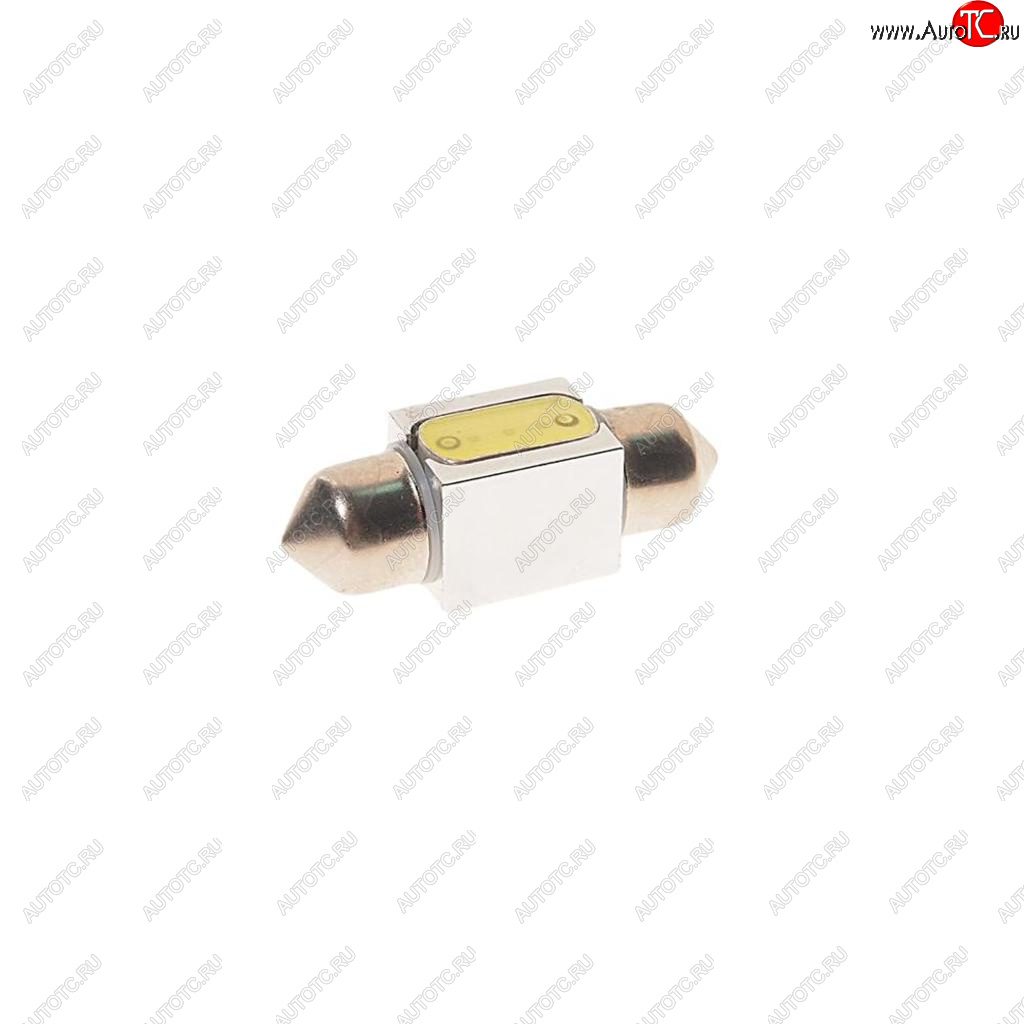 53 р. Лампа светодиодная 24V C10W SV8.5-8 6000K двухцокольная MEGAPOWER MEGAPOWER-AUTOMOTIVE 85202w-24  с доставкой в г. Кемерово