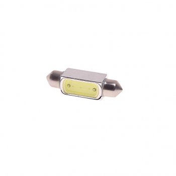 72 р. Лампа светодиодная 12V C10W SV8.5-8 39мм 6000K двухцокольная MEGAPOWER MEGAPOWER-AUTOMOTIVE 85204w  с доставкой в г. Кемерово. Увеличить фотографию 1