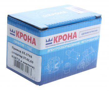 499 р. Привод стартера ГАЗ-3110 дв.ЗМЗ-406 6012.3708,5742.3708 КРОНА КРОНА 85.3708  с доставкой в г. Кемерово. Увеличить фотографию 3
