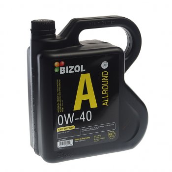 3 399 р. Масло моторное ALLROUND 0W40 синт.4л BIZOL BIZOL 85526  с доставкой в г. Кемерово. Увеличить фотографию 1