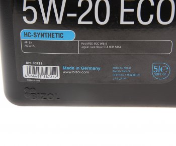 6 749 р. Масло моторное TECHNOLOGY 5W20 ECO синт.5л BIZOL BIZOL 85721  с доставкой в г. Кемерово. Увеличить фотографию 2