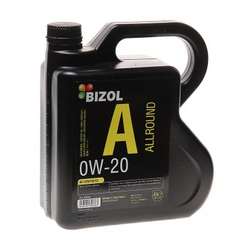 4 399 р. Масло моторное ALLROUND 0W20 синт.4л BIZOL BIZOL 85836  с доставкой в г. Кемерово. Увеличить фотографию 1