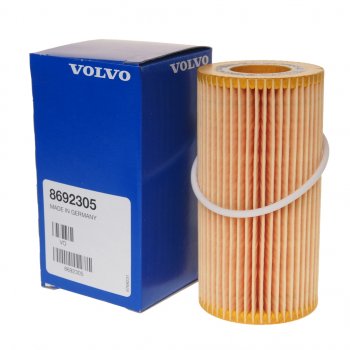 1 379 р. Фильтр масляный VOLVO S40 (10-),S60 (10-),S80 (10-) OE VOLVO 8692305  с доставкой в г. Кемерово. Увеличить фотографию 1