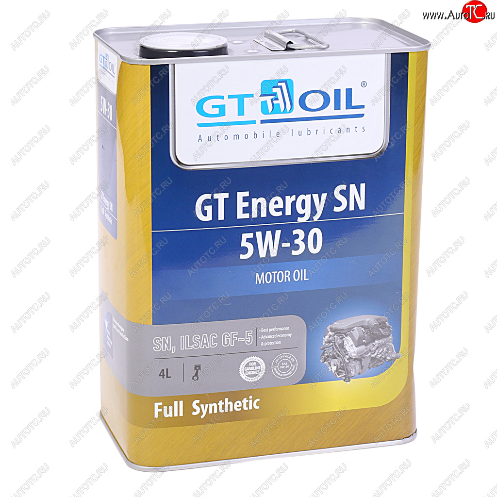 3 599 р. Масло моторное GT ENERGY SN 5W30 синт.4л GT OIL GT OIL 8809059407257  с доставкой в г. Кемерово
