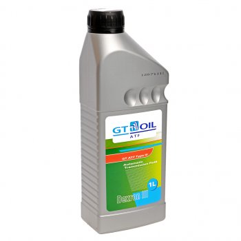 1 119 р. Масло трансмиссионное GT ATF TYPE III 1л GT OIL GT OIL 8809059407776  с доставкой в г. Кемерово. Увеличить фотографию 1