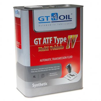 4 199 р. Масло трансмиссионное ATF T-IV Multi Vehicle 4л GT OIL GT OIL 8809059407912  с доставкой в г. Кемерово. Увеличить фотографию 1