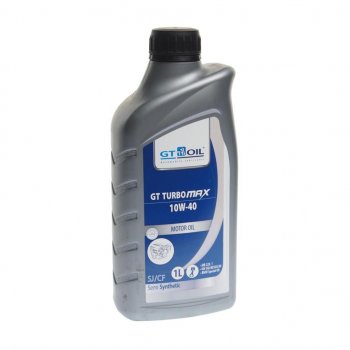 959 р. Масло моторное GT Turbo Max API SJCF 10W40 псинт.1л GT OIL GT OIL 8809059408629  с доставкой в г. Кемерово. Увеличить фотографию 1