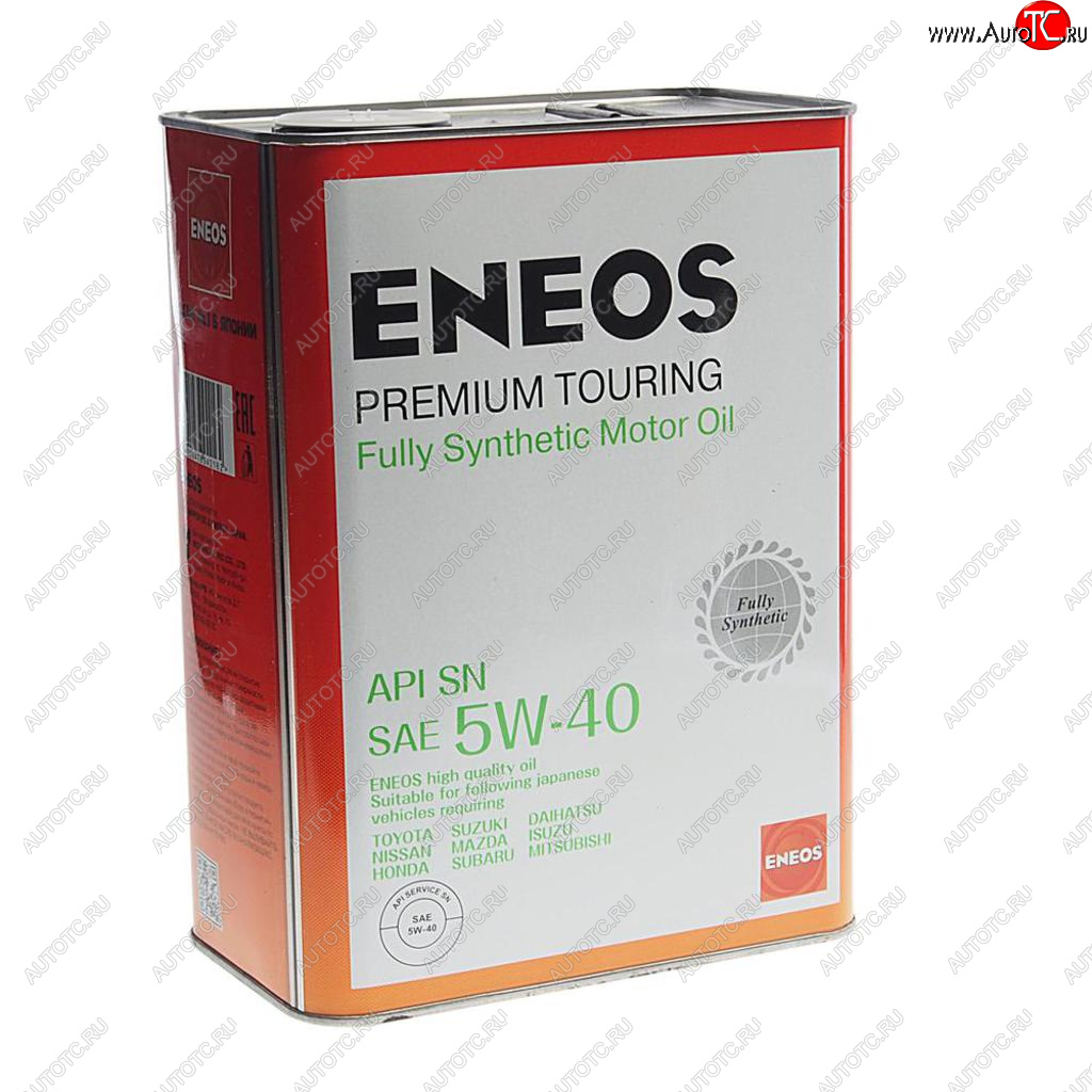 3 899 р. Масло моторное Premium TOURING SN 5W40 синт.4л ENEOS ENEOS 8809478942162  с доставкой в г. Кемерово