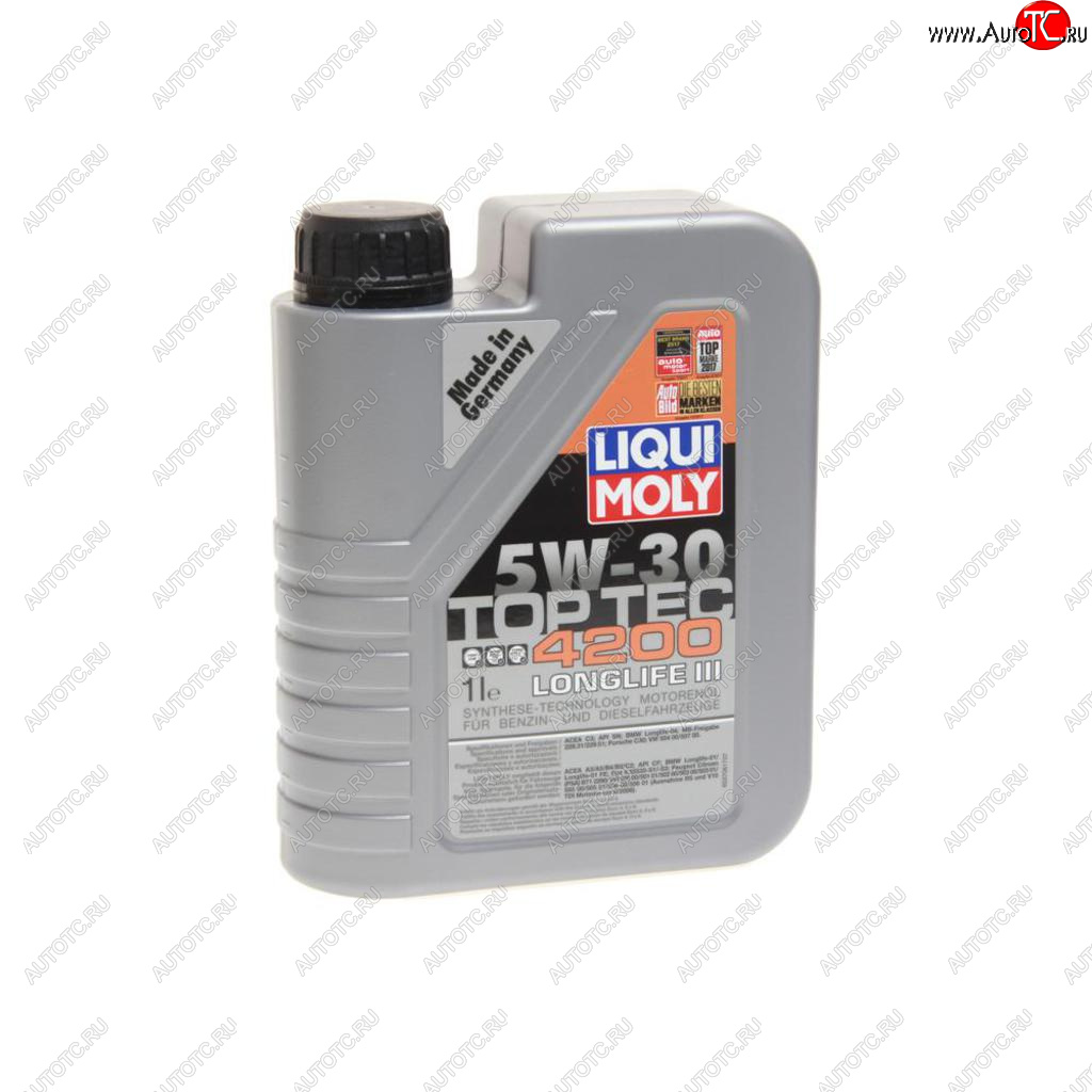1 899 р. Масло моторное TOP TEC 4200 5W30 синт.1л LIQUI MOLY LIQUI MOLY 8972  с доставкой в г. Кемерово