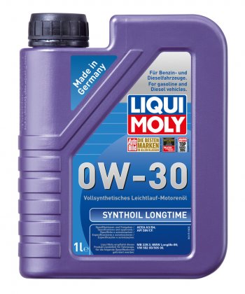 2 389 р. Масло моторное SYNTHOIL LONGTIME 0W30 1л LIQUI MOLY LIQUI MOLY 8976  с доставкой в г. Кемерово. Увеличить фотографию 1