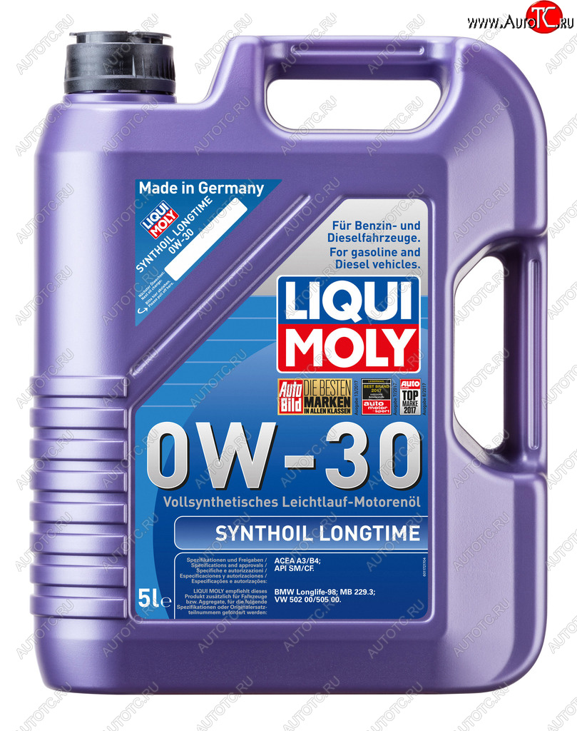 9 949 р. Масло моторное SYNTHOIL LONGTIME 0W30 5л LIQUI MOLY LIQUI MOLY 8977  с доставкой в г. Кемерово
