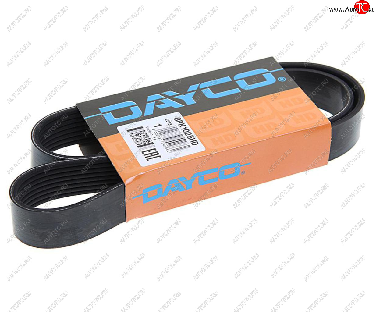 1 739 р. Ремень приводной поликлиновой 8PK1025HD DAYCO DAYCO 8pk1025hd  с доставкой в г. Кемерово