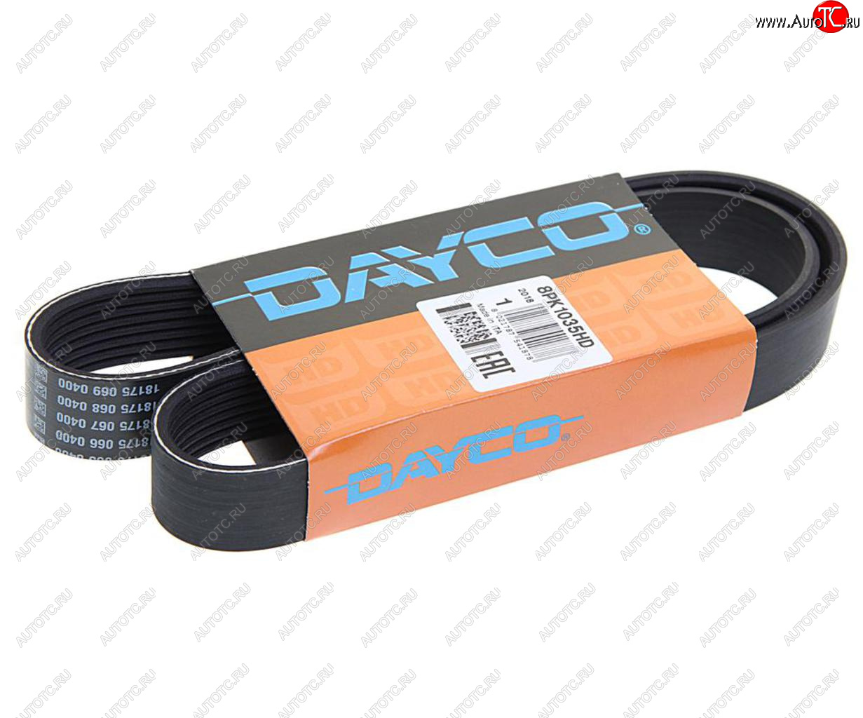 1 249 р. Ремень приводной поликлиновой 8PK1035HD DAYCO DAYCO 8pk1035hd  с доставкой в г. Кемерово