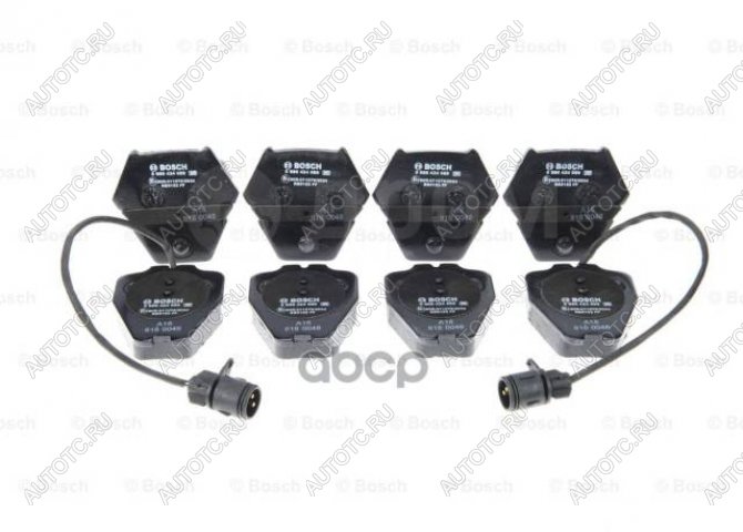 5 299 р. Колодки тормозные передние (4шт.) BOSCH Audi A8 D2 рестайлинг (1999-2002)  с доставкой в г. Кемерово