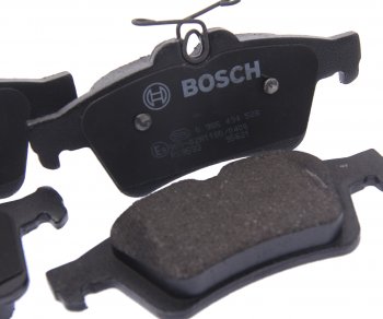 2 489 р. Колодки тормозные задние (4шт.) BOSCH Mazda 3/Axela BK дорестайлинг седан (2003-2006)  с доставкой в г. Кемерово. Увеличить фотографию 2
