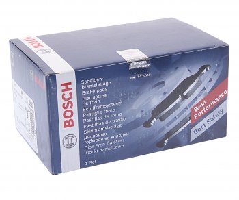 2 799 р. Колодки тормозные передние (4шт.) BOSCH Nissan X-trail 3 T32 дорестайлинг (2013-2018)  с доставкой в г. Кемерово. Увеличить фотографию 3