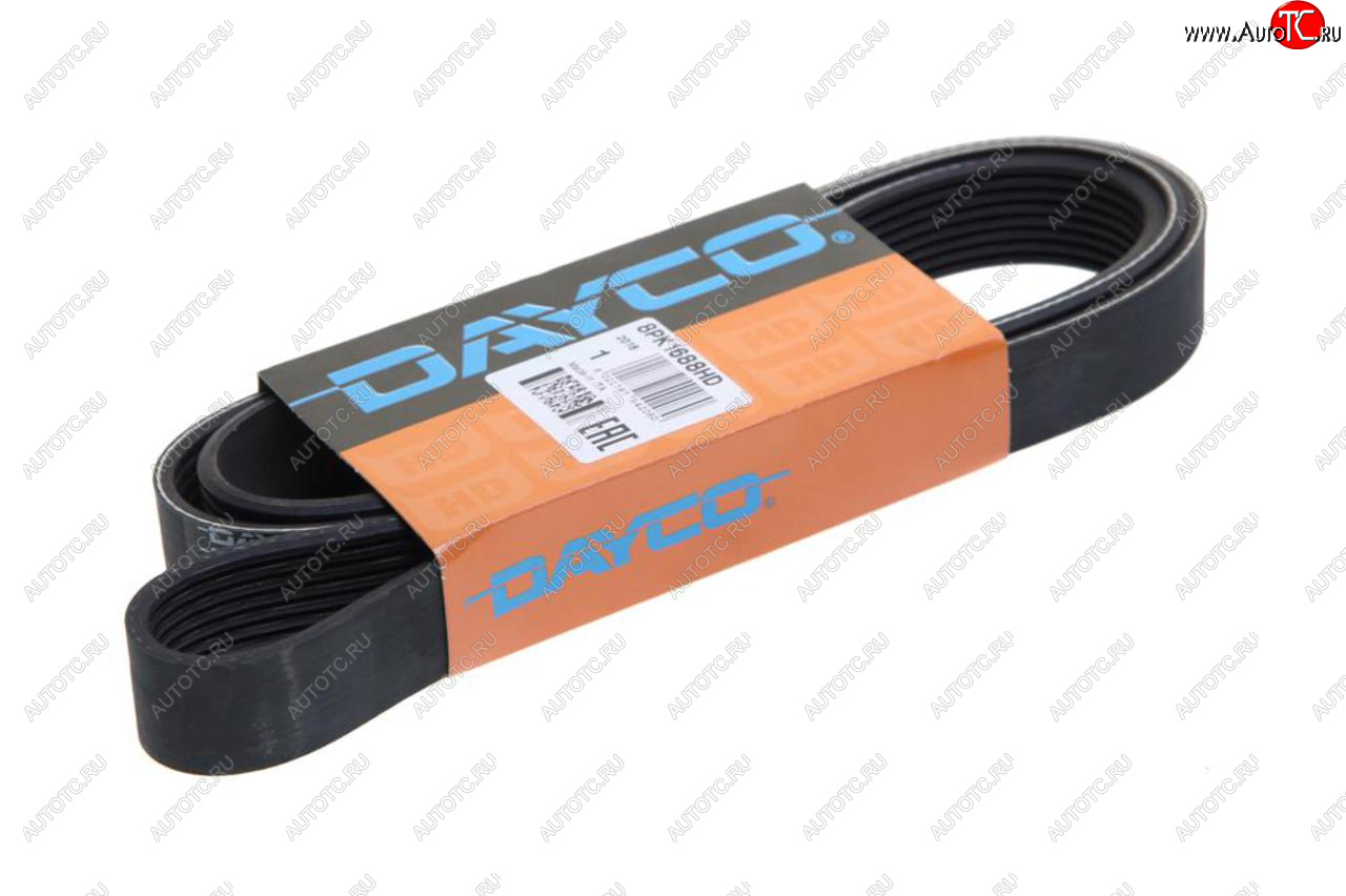 1 869 р. Ремень приводной поликлиновой 8PK1688HD DAYCO DAYCO 8pk1688hd  с доставкой в г. Кемерово