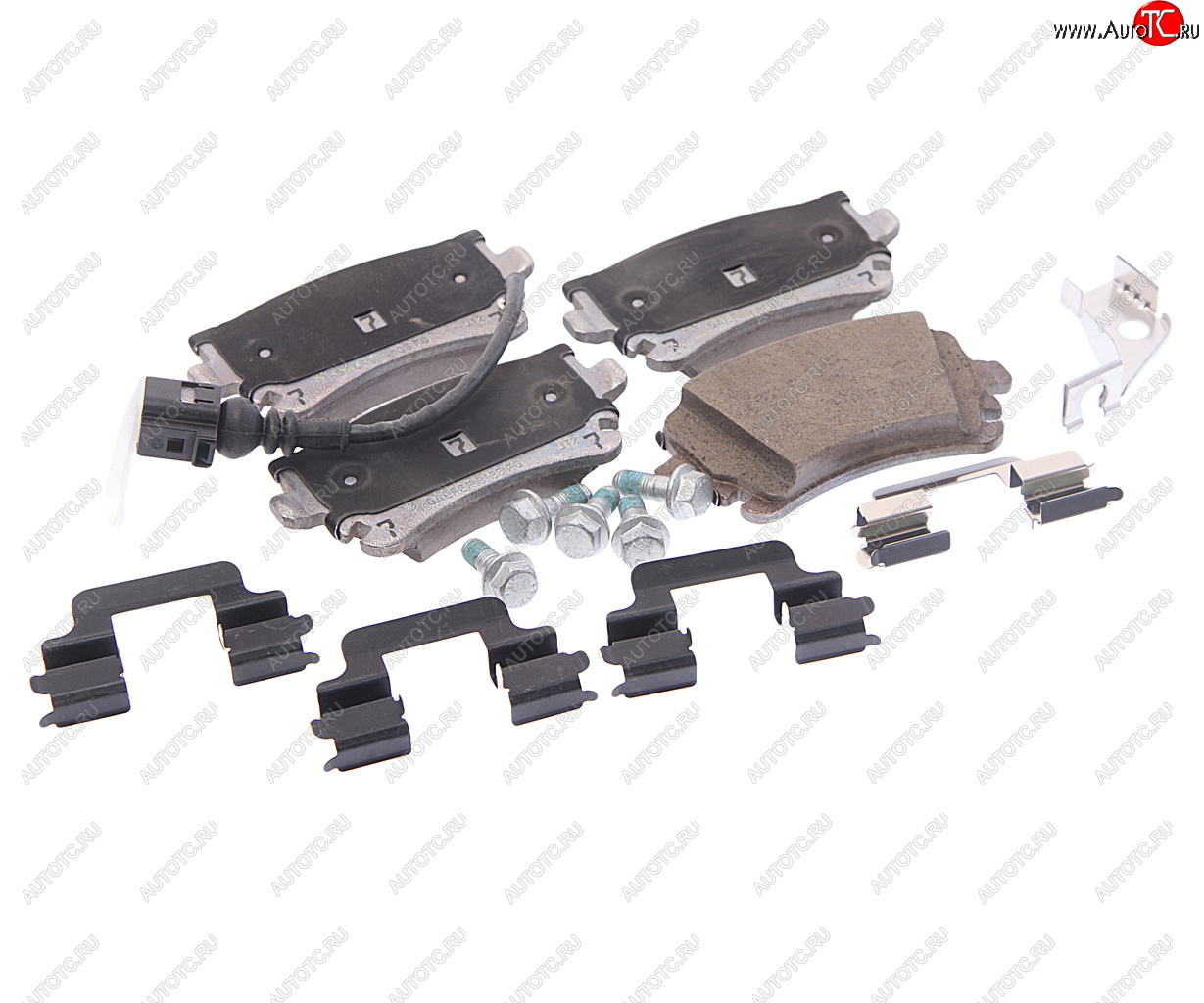 14 649 р. Колодки тормозные AUDI Q7 (16-) VW Touareg (18-) задние (4шт.) OE VAG 8w0698451bc  с доставкой в г. Кемерово
